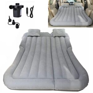 goldhik SUV Car Inflatable Air Mattress Camping Bed with Electric Air Pump, 2 Pillows, Portable Sleeping Pad for Home, Outdoor and Travel…