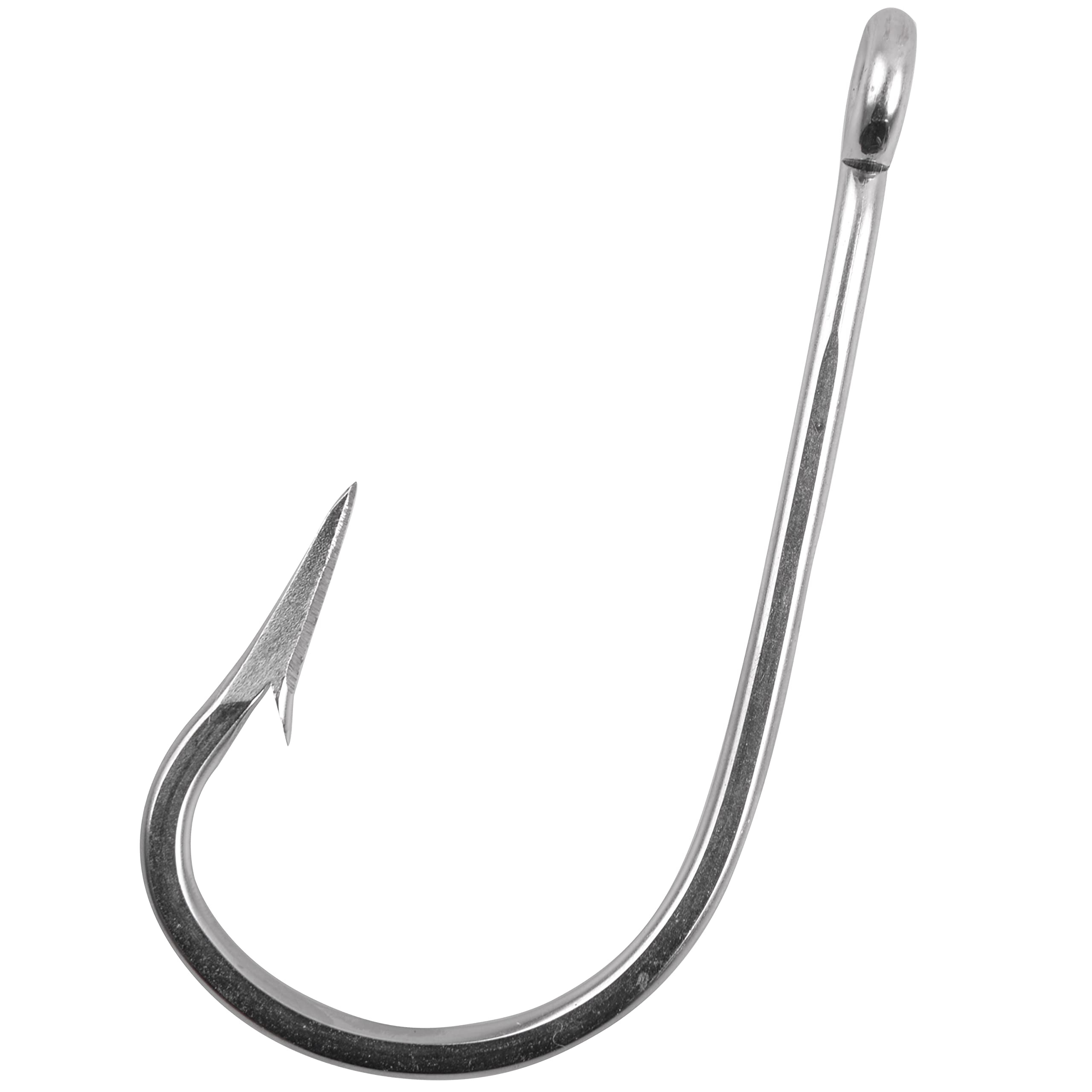 Saltwater Fishing Hooks Southern Tuna Hooks, 15pcs Big Game Hooks Trolling Hooks Stainless Steel Fishing Hooks Forged Extra 6X Strong Circle Hooks Ultra Sharp Knife Point Hooks