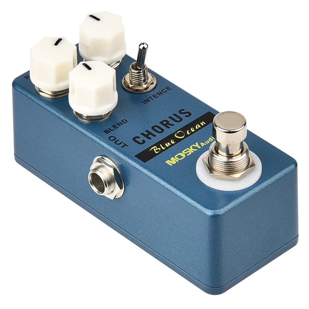 MOSKYAudio Mini Blue Ocean Chorus Guitar Effect Pedal Single Pedal Effect True Bypass