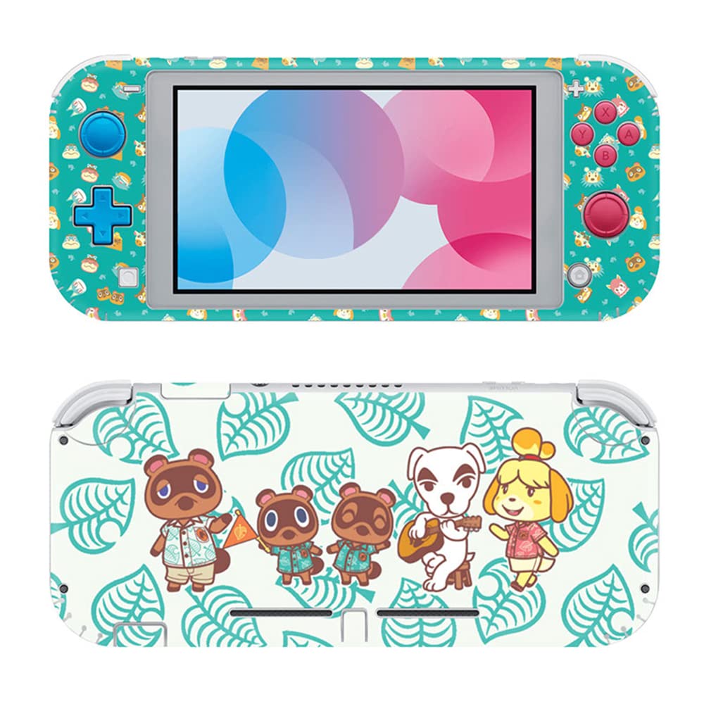 PERFECTSIGHT Cute Skin Sticker Compatible with Nintendo Switch, Kawaii Cartoon Vinyl Decal, Pretty Pattern Full Set Wrap Protective Film for NS Console & Joy-Con Controller & Dock (Monster Hunter)