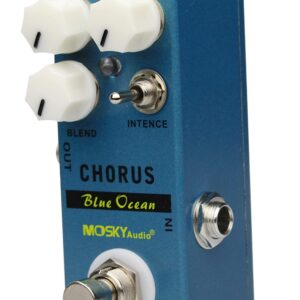 MOSKYAudio Mini Blue Ocean Chorus Guitar Effect Pedal Single Pedal Effect True Bypass