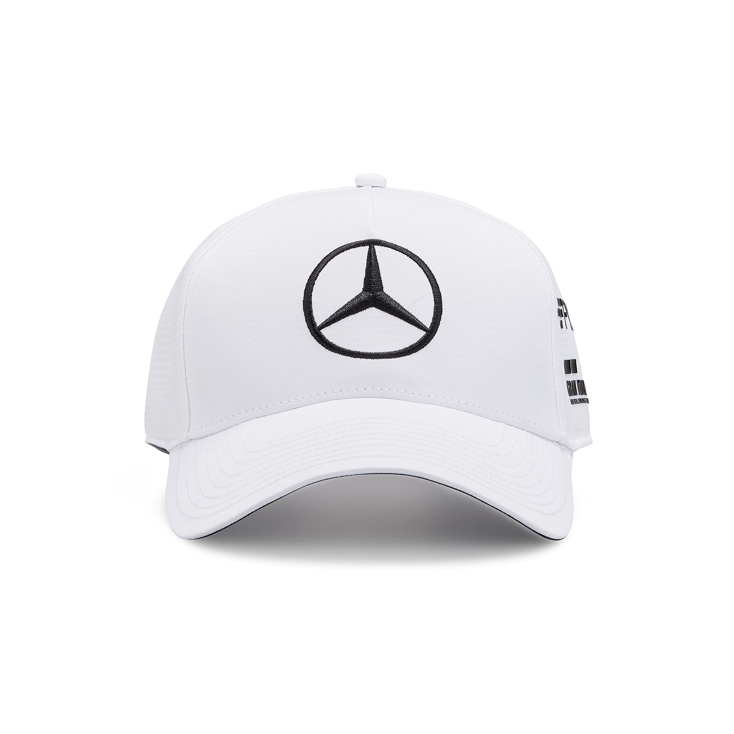 Mercedes AMG Petronas Formula One Team - Official Formula 1 Merchandise - Lewis Hamilton 2022 Team Cap - White - One Size