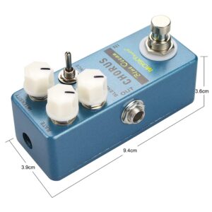 MOSKYAudio Mini Blue Ocean Chorus Guitar Effect Pedal Single Pedal Effect True Bypass