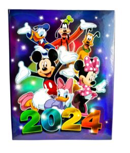 mickey mouse and gang 2024 photo album 4"x 6" holds 200 photos.