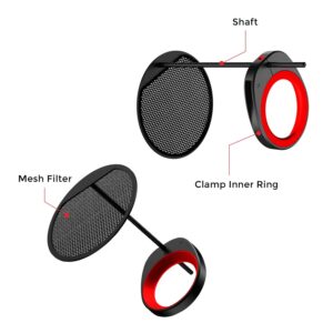 AVerMedia Live Streamer POP FILTER - BA310, microphone pop filter, professional audio capture for live stream, podcasting and vlogging, exclusively for Live Streamer MIC 330/350