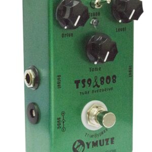 YMUZE Hand-made TS9 TS808 Tube Overdrive Guitar Effect Pedal True Bypass (YMUZE TS9)