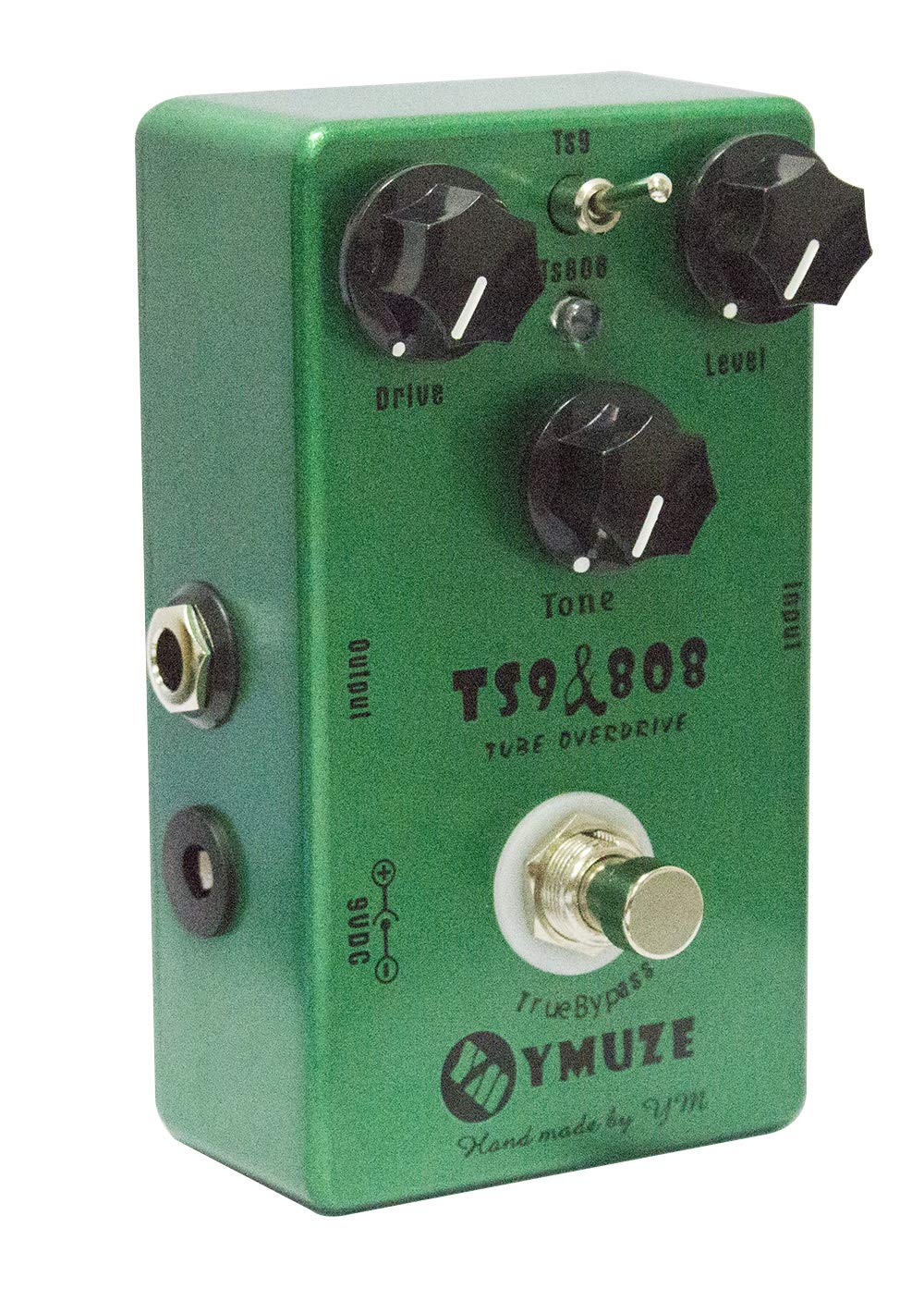 YMUZE Hand-made TS9 TS808 Tube Overdrive Guitar Effect Pedal True Bypass (YMUZE TS9)