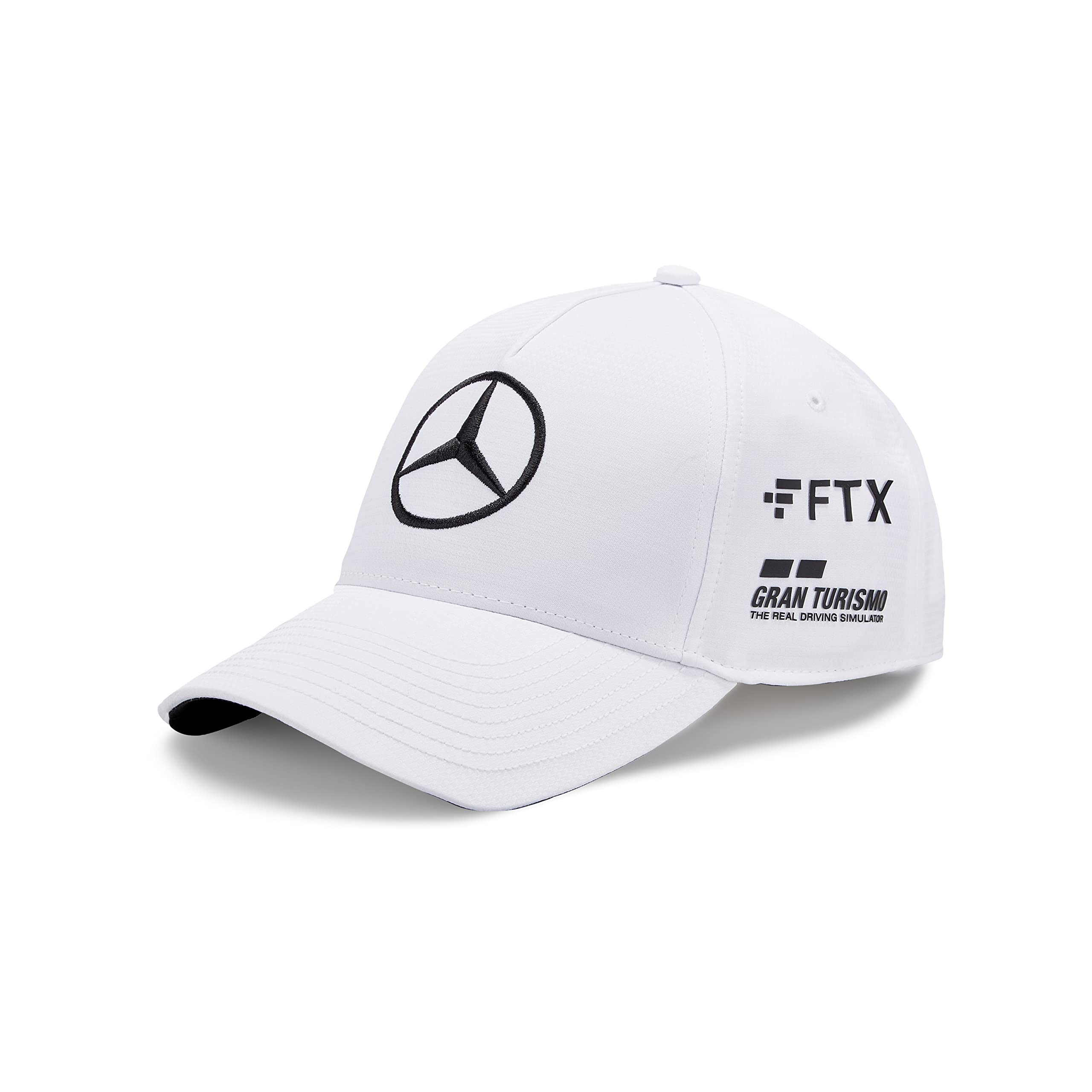 Mercedes AMG Petronas Formula One Team - Official Formula 1 Merchandise - Lewis Hamilton 2022 Team Cap - White - One Size