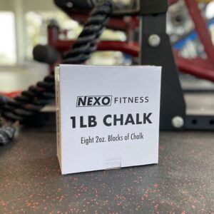 Nexo Premium Chalk for Weight Lifting & ASMR - 1LB (Eight 2oz Blocks) Top Pick Crushable Gym Chalk