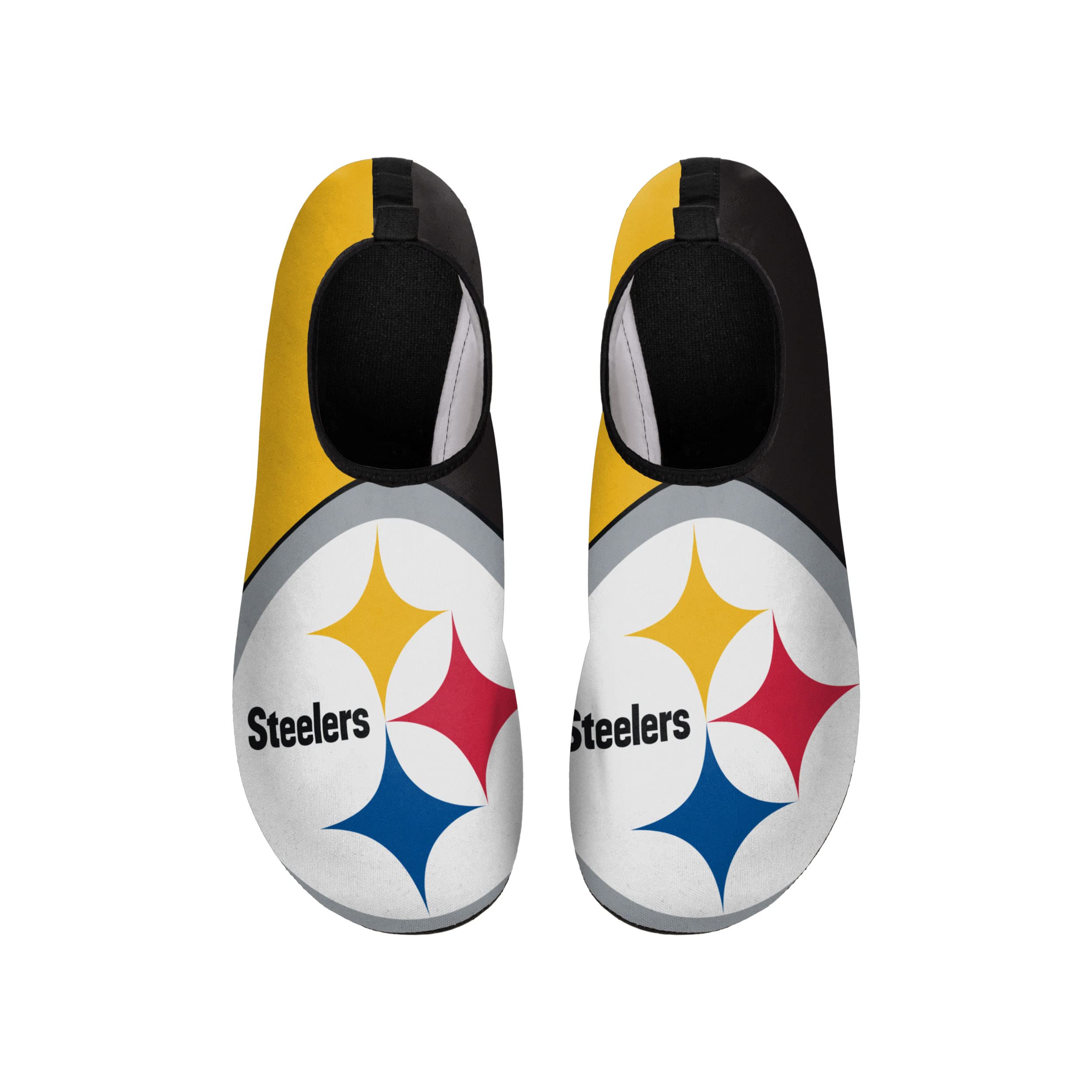 FOCO Pittsburgh Steelers NFL Mens Colorblock Water Shoe