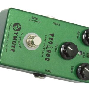 YMUZE Hand-made TS9 TS808 Tube Overdrive Guitar Effect Pedal True Bypass (YMUZE TS9)