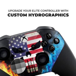 DreamController American Warrior X-box Elite Controller Series 2 Limited Edition Custom Elite Series 2 Controller for X-box One/Series X/S. with Advanced HydroDip Paint Technology(Not Just a Skin)