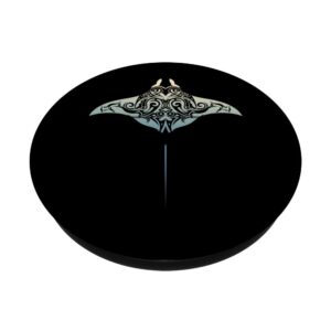 Hawaiian Tattoo Ocean Animal Stingray Tribal Manta Ray PopSockets Swappable PopGrip