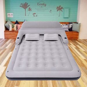 Tialoer King Size Inflatable Air Mattress Sofa Bed for Camping with Adjustable Back Sofa（No Air Pump）