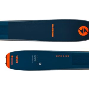 Blizzard Unisex 8A226800001 Zero G 105 Backcountry Touring Lightweight Blue/Orange Ski (Bindings Not Included), Size 172