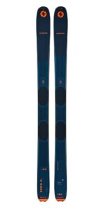 blizzard unisex 8a226800001 zero g 105 backcountry touring lightweight blue/orange ski (bindings not included), size 172