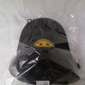 RUINUO Smile Face Baseball Cap Adjustable Trucker Hat Foam Mesh Back Hats