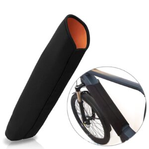 E-Bike Battery Protective Case Ebike Battery Cover Water-Proof Dustproofs Wear Resistants Bike Frame Bag Battery Bag Battery Thermal Cover in The Down Tube, E-Bike Battery Protective Case Black