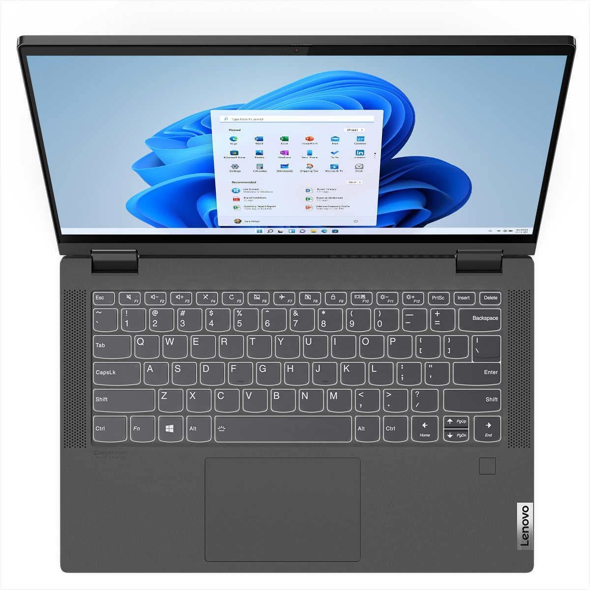 2022 Lenovo Flex 5 2-in-1 Touchscreen Laptop, 14" FHD Touch Display, 8-Core AMD Ryzen 7 5700U Upto 4.3GHz, AMD Radeon Graphics, WiFi6, Backlit KB, Fingerprint, Win11 Home, Grey (16GB|512GB SSD)