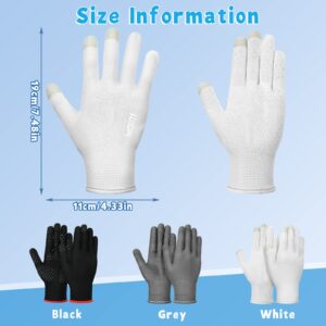 3 Pairs Women Sun Protective Driving Gloves UV Protection Summer Non Slip Touchscreen Lightweight Driving Gloves for Golf, Riding(M)