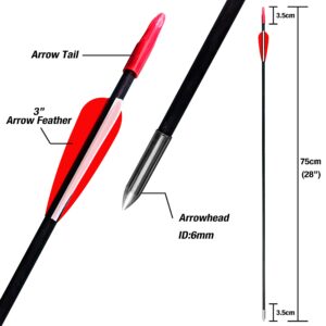 Lanneret Recurve Bow Set Hunting Long Bow Draw Weight 20lbs -40lbs for Beginner Teenagers Right Left Hand 57" Bow -Black 20 Pounds