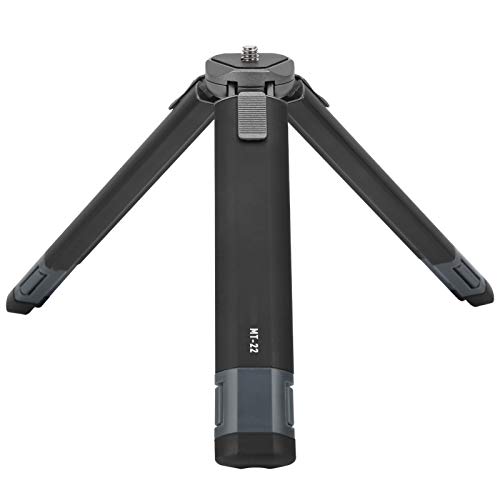 Action Camera Tripod,Mini Camera Desktop Tripod Portable Dual Purpose Adjustable Tripod with Two Section Stretch Rod Design,for Photography(MT-22)