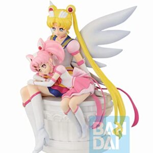 Ichibansho Figure - The Movie Sailor Moon Eternal - Eternal Sailor Moon & Eternal Sailor Chibi Moon (Eternal Sailor Guardians), Bandai Spirits Collectible Statue