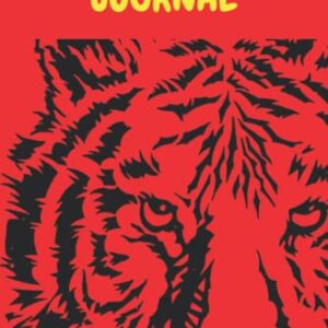 DREAM JOURNAL: A 6x9" 120page, blank tiger face design dream journal / diary with sections for logging your dreams and any interpretations