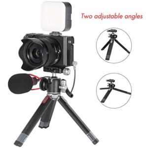 Mini Camera Tripod,Portable Small Camera Tripod Handheld Stand Dual Purpose Tripod with Two Section Stretch Rod Design,for Action Camera Vlog(MT-24)