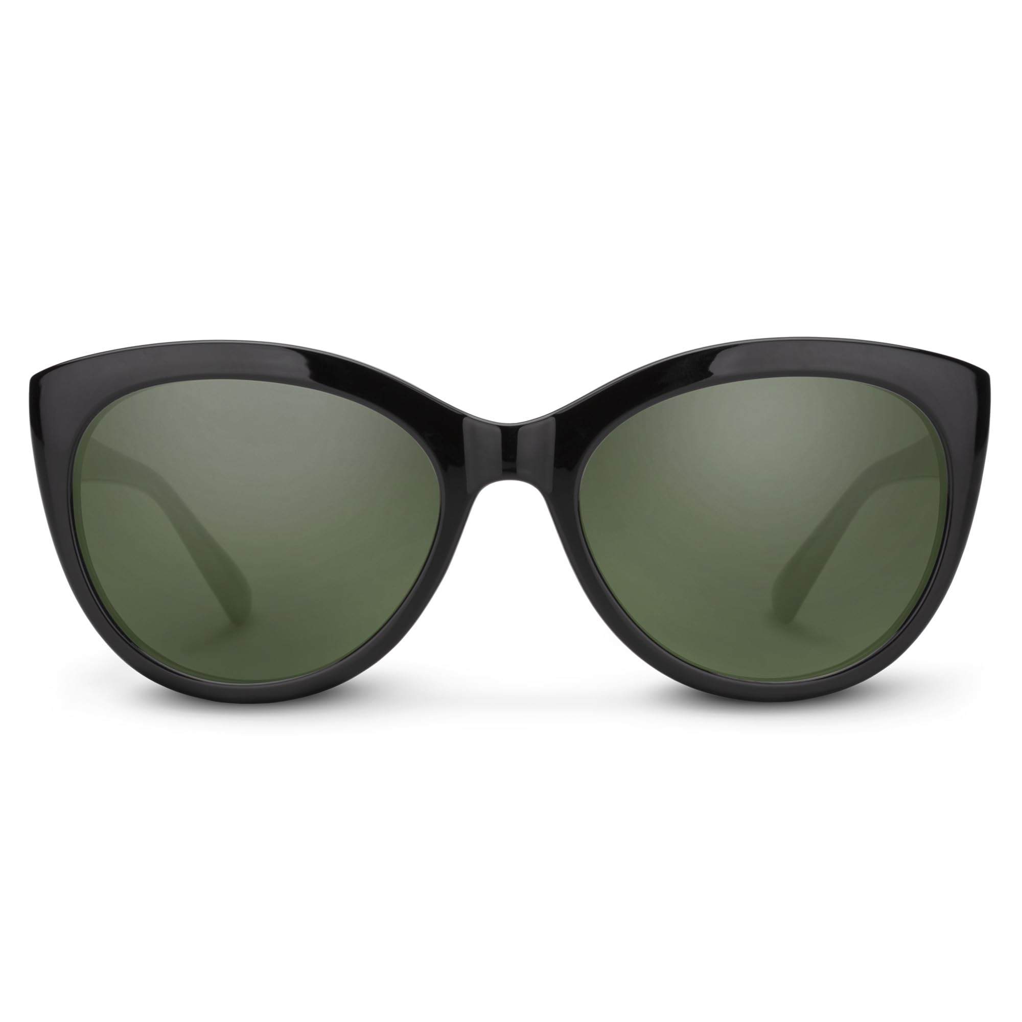 Suncloud Cityscape Polarized Sunglasses, Black/Polarized Gray Green, One Size