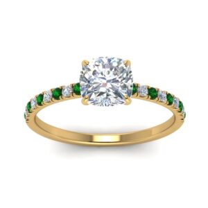 forty birthday gifts for women gift set for women diamond band rings for women kids jewelry engagement dress matching ring diamond ring yellow gold plated created emerald cushion ring in size 8