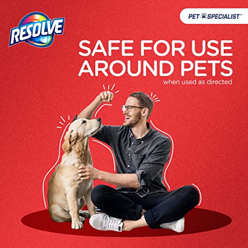 Resolve Pet Specialist Heavy Traffic Foam, Carpet Cleaner, Pet Stain and Odor Remover, 22oz