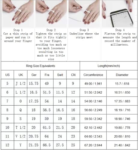 ZLAEBL 1 ct three stone Moissanite engagement rings for women 925 sterling silver twisting Moissanite rings Platinum Plated Silver ring for Women Wedding band, 7.5