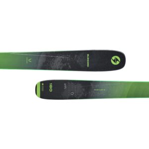 Blizzard Men's 8A226300001 Rustler 9 Freeride Lightweight Green/Anthracite Skis (Bindings Not Included), Size 188