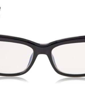 Kate Spade New York womens Kate Spade Female Optical Style Dollie Reading Glasses, Black Leopard/Demo Lens, 53mm 15mm US