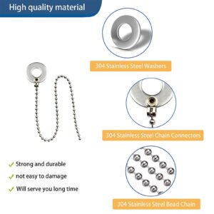 GuiPQS Cymbal Sizzler Chain Drum Set Stainless Steel Drum Cymbal Extension For Adult, Child, Band And Drum Lover 2 Pack, G33699