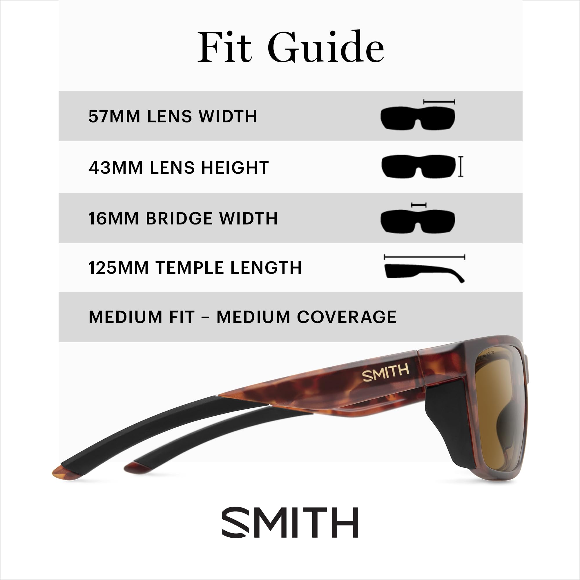 SMITH Longfin Sunglasses with ChromaPop Lenses – Performance Sports Active Sunglasses for Watersports, Fishing & More – For Men & Women – Matte Tortoise + Brown ChromaPop Glass Polarized Lenses