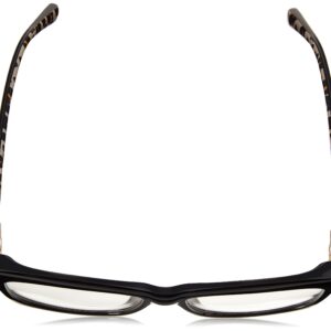 Kate Spade New York womens Kate Spade Female Optical Style Dollie Reading Glasses, Black Leopard/Demo Lens, 53mm 15mm US