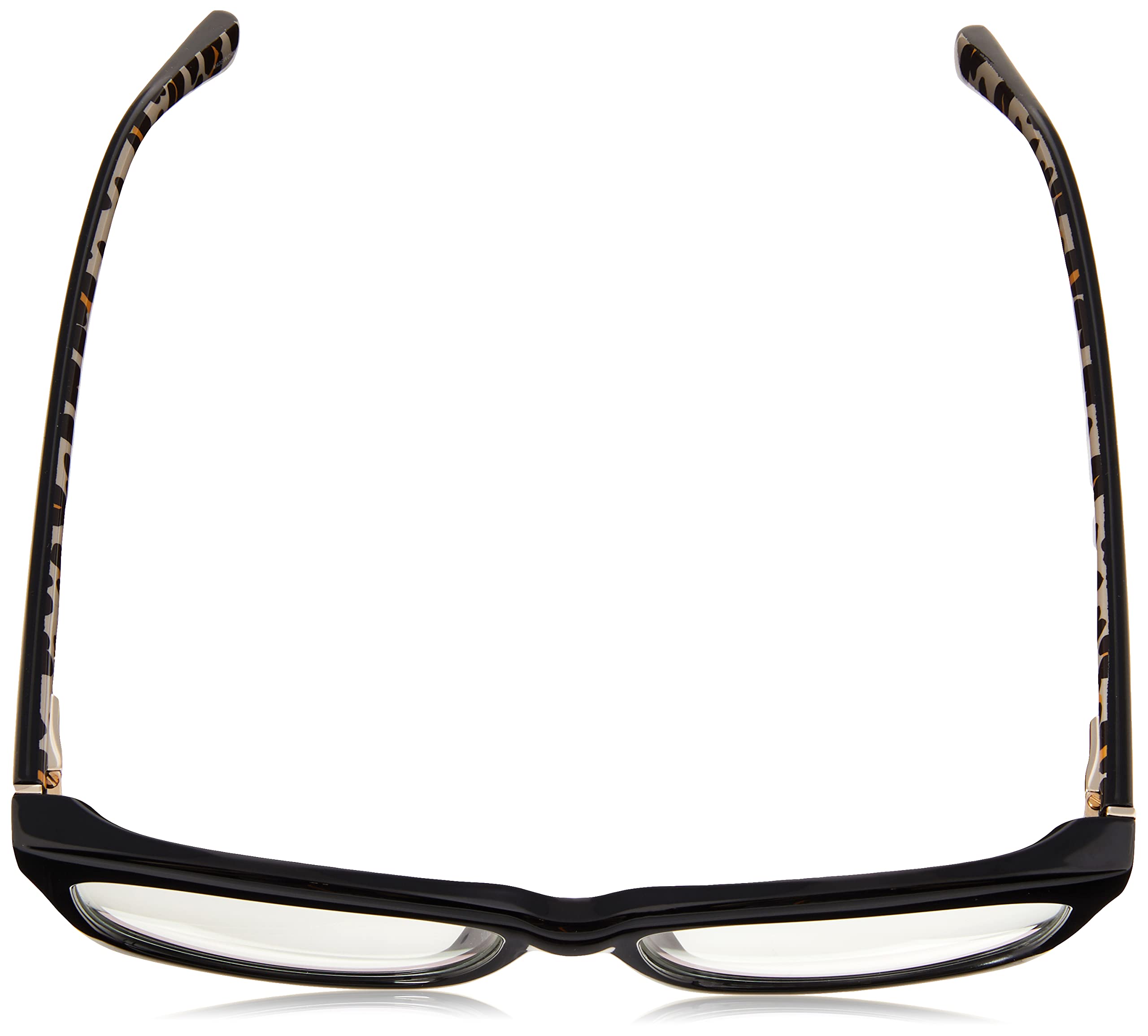 Kate Spade New York womens Kate Spade Female Optical Style Dollie Reading Glasses, Black Leopard/Demo Lens, 53mm 15mm US