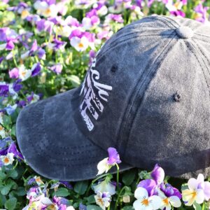 Beach Life Hat, Beach Hair Don't Care Baseball Cap Vintage Embroidered Adjustable Distressed Washed for Men Women