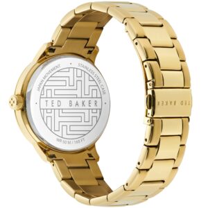 Ted Baker Cosmop Gold Tone Stainless Steel Bracelet Watch (Model: BKPCSF1149I)