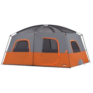 Core 10 Person Straight Wall Cabin Tent & Footprint