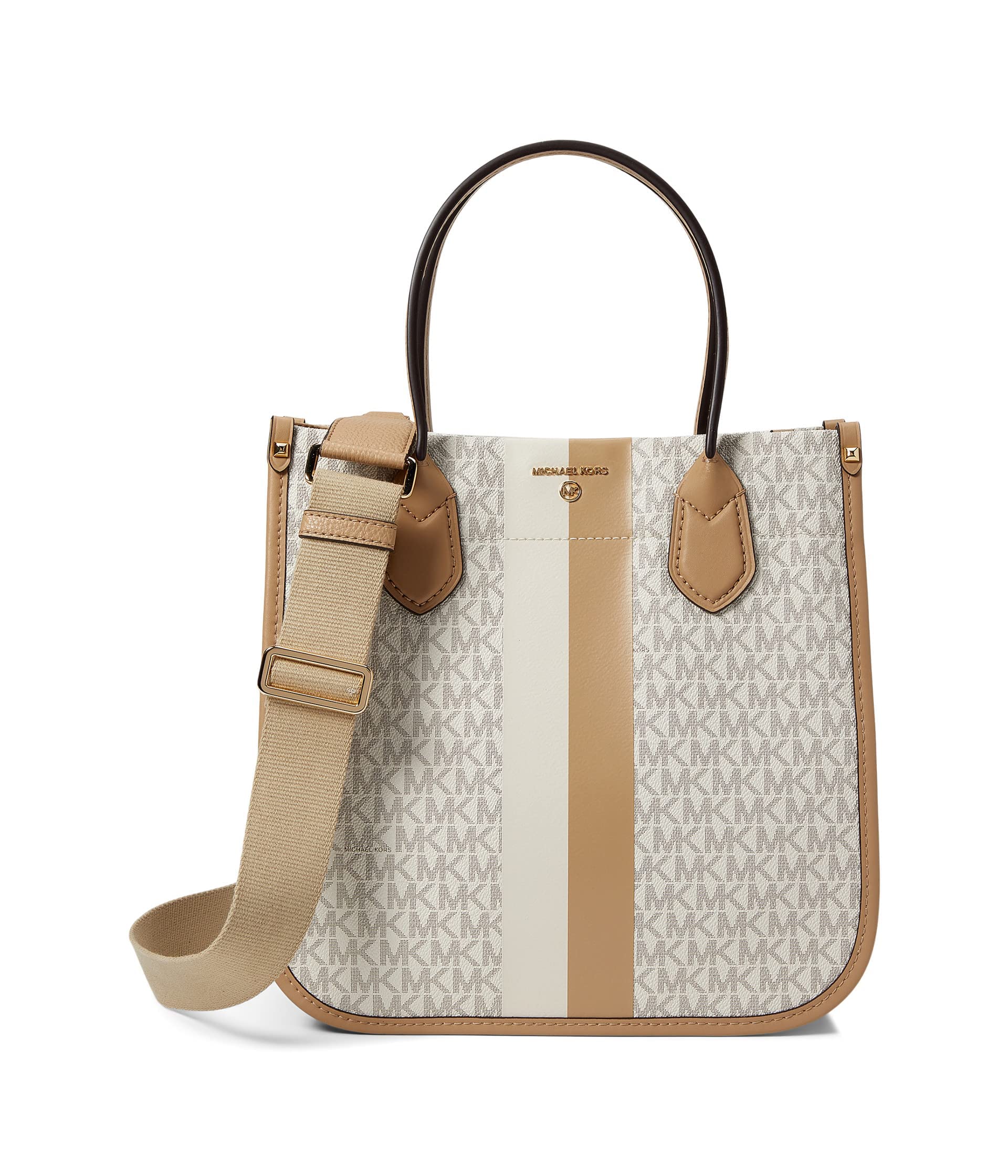 Michael Kors Heidi North/South Canvas Tote Vanilla Multi One Size