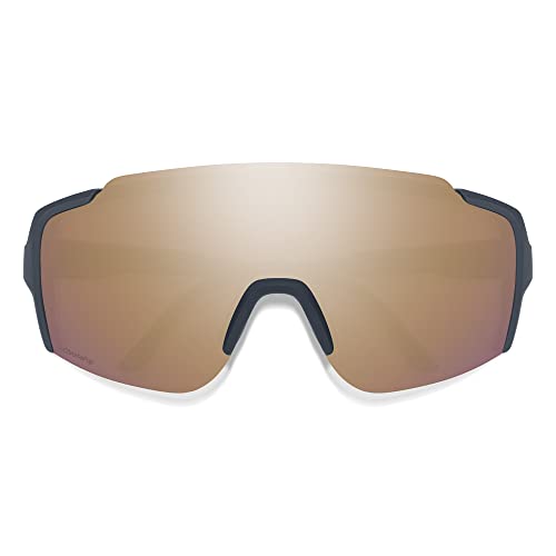 SMITH Flywheel Sport & Performance Sunglasses - Matte French Navy | Chromapop Rose Gold Mirror