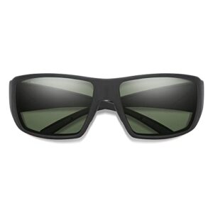 Smith Guide's Choice Sport & Performance Sunglasses - Matte Black | Chromapop Polarized Gray Green