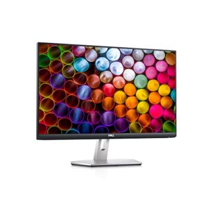 Dell S2421H 24-Inch 1080p Full HD 1920 x 1080 Resolution 75Hz Monitor, Built-in Dual Speakers, 4ms Response Time, Dual HDMI Ports, AMD FreeSync Technology, IPS, Silver