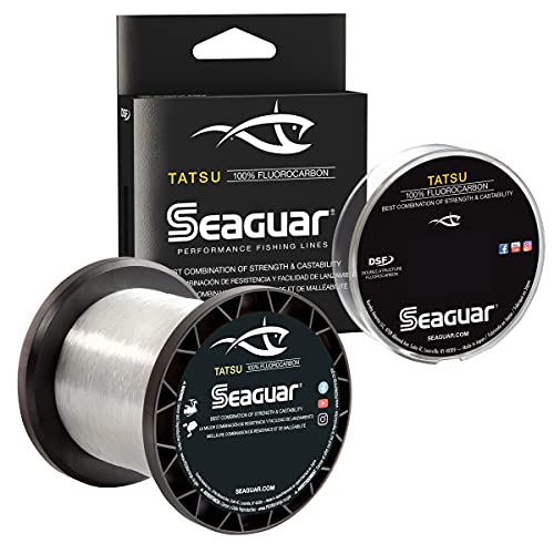 Seaguar Tatsu 100% Fluorocarbon Fishing Line DSF, 17lbs, 200yds Break Strength/Length - 17TS200