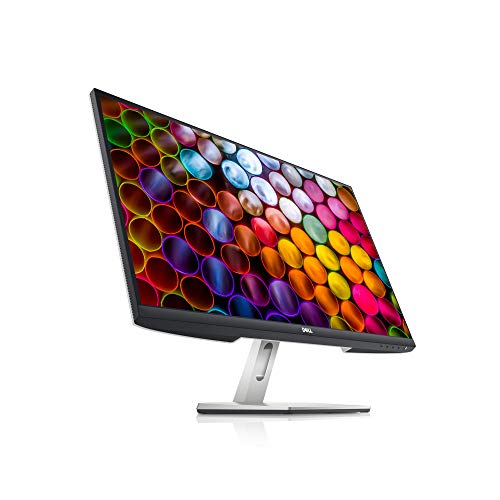 Dell S2421H 24-Inch 1080p Full HD 1920 x 1080 Resolution 75Hz Monitor, Built-in Dual Speakers, 4ms Response Time, Dual HDMI Ports, AMD FreeSync Technology, IPS, Silver