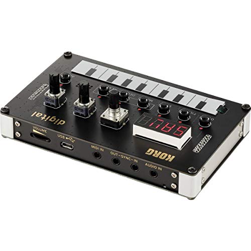 Korg Nu:Tekt NTS-1 Digital DIY Programmable Synthesizer - With H&A Closed-Back Studio Monitor Headphones