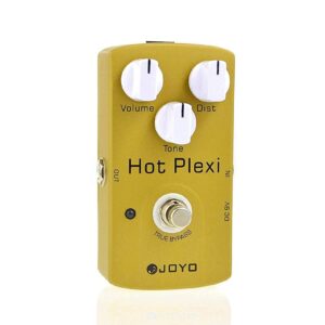 JOYO JF-32 Hot Plexi Distortion Amp Simulation Pedal Bundle with DC 9V Pedal Power Supply (800mA -1A) AC Adapter